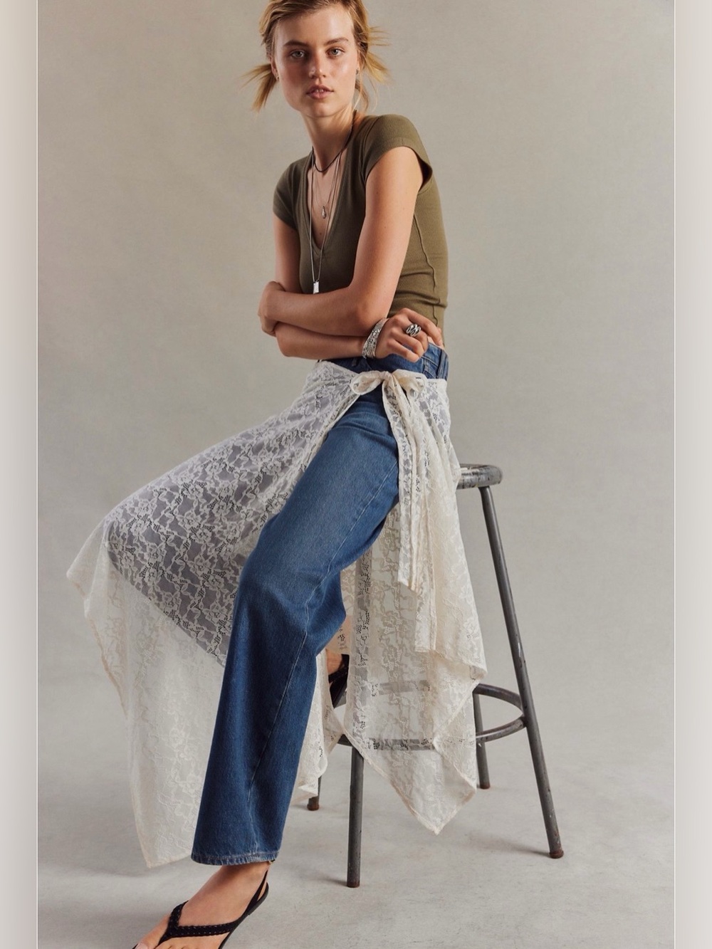 Free people Bali Lace Sarong
